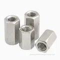 Stainless Steel Nutserts Stainless Steel threaded Long Hex Coupling Nut Factory